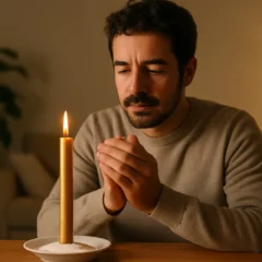 Essa simpatia com vela dourada e açúcar turbinou a sorte de quem testou