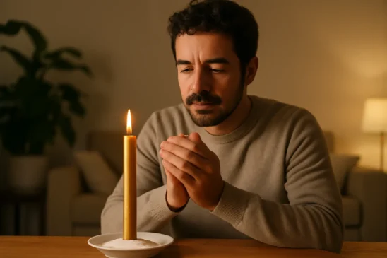 Essa simpatia com vela dourada e açúcar turbinou a sorte de quem testou