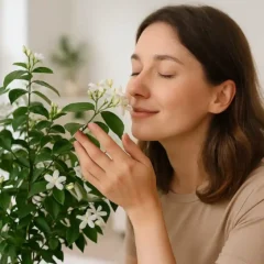 Jasmim acalma o ambiente e atrai boas vibrações naturais
