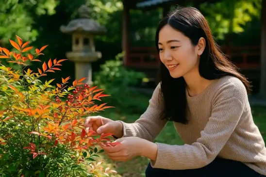 Nandina a planta japonesa que muda de cor e atrai sorte