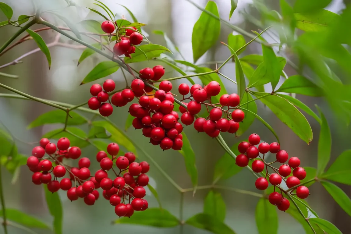Nandina a planta japonesa que muda de cor e atrai sorte