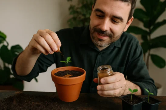 O truque com canela que evita fungos em mudas de qualquer planta