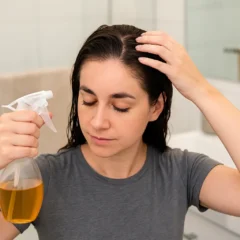 Vinagre de maçã no couro cabeludo para oleosidade