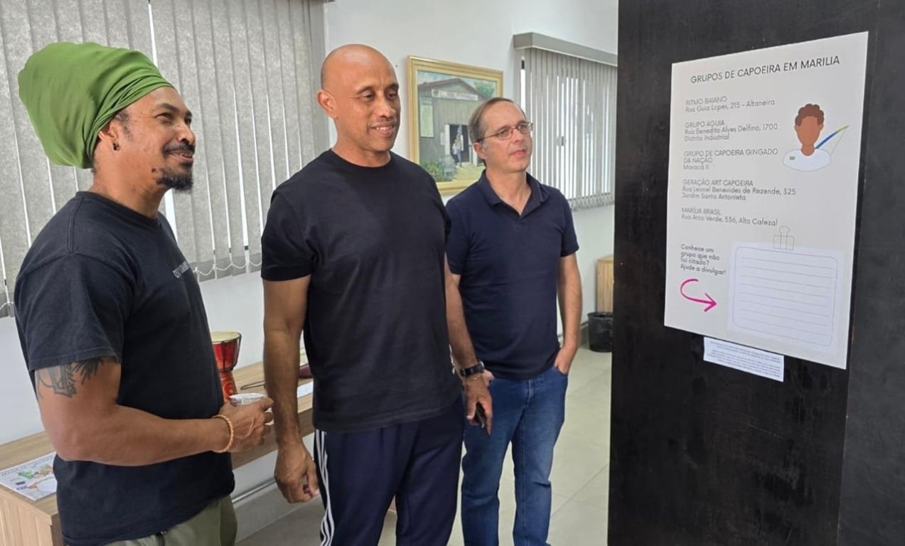 Exposição na Biblioteca da Câmara resgata memória da Capoeira em Marília
