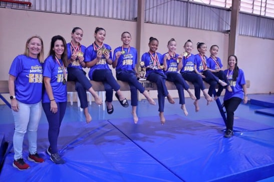 Ginástica tem 15 medalhas e título nos Jogos Regionais