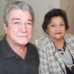 Joviro Gati Magnani com a esposa, Maria Alzenir