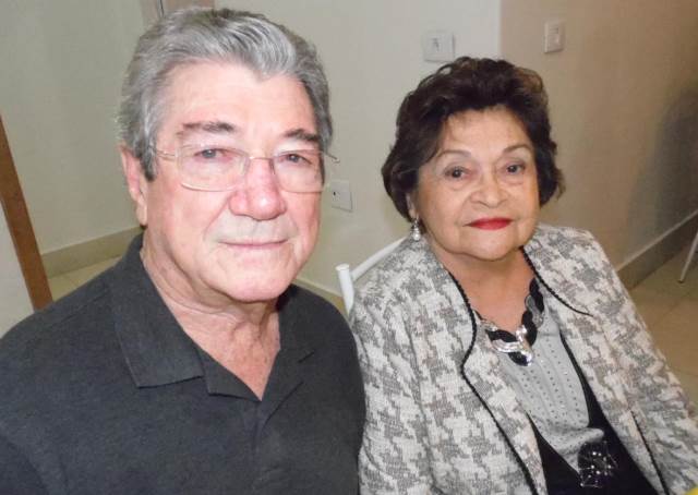 Joviro Gati Magnani com a esposa, Maria Alzenir