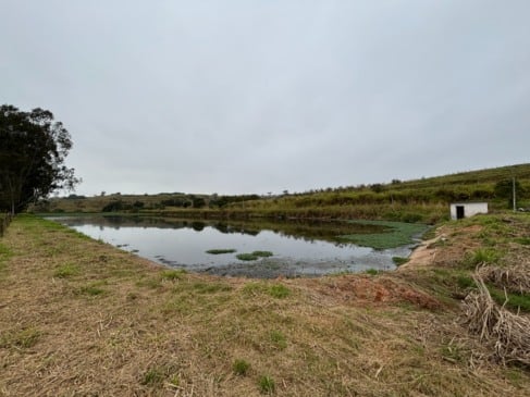 Lagoa de tratamento de esgoto recebe limpeza em Pompeia