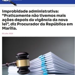 Lei de 2021 derruba número de ações de improbidade