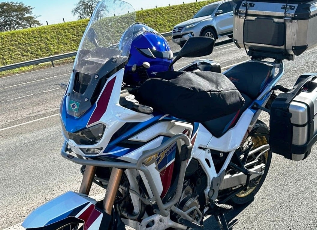 PRF prende homem em moto com placa adulterada na BR-153