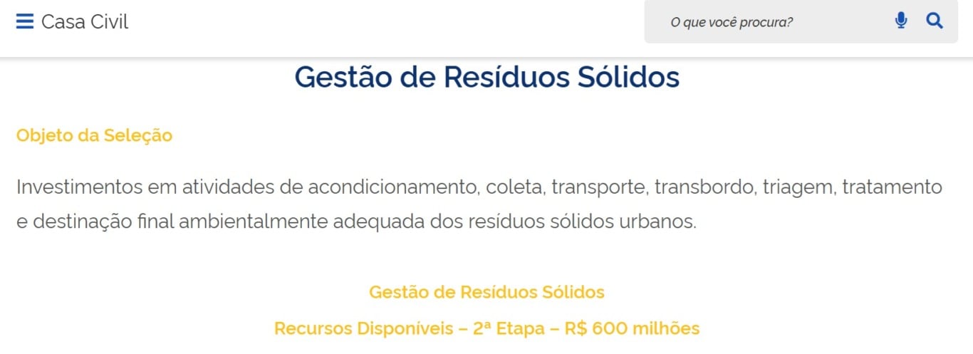 Novo PAC põe Marília em consórcio de 20 cidades para aterro sanitário