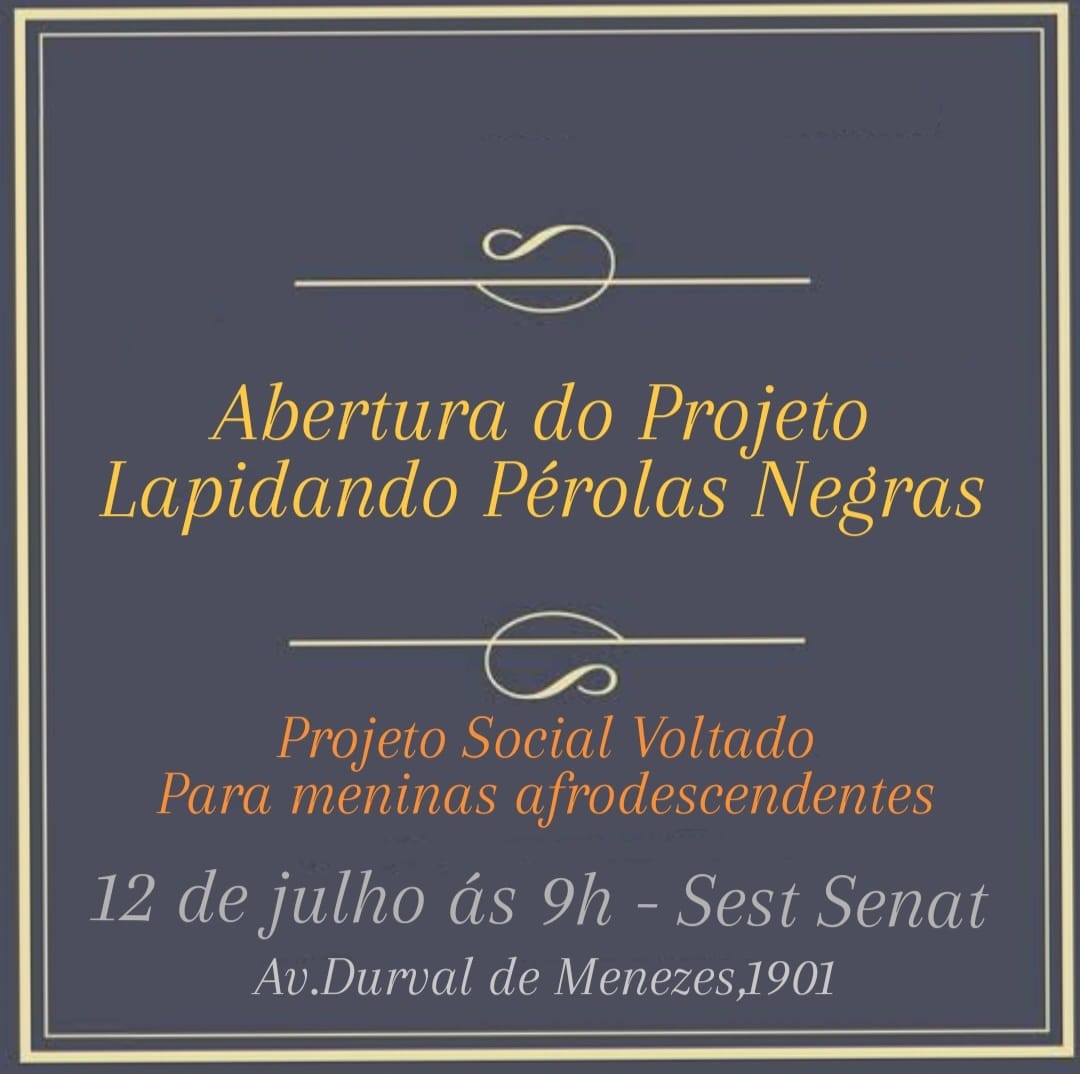 projeto lapidando pérolas negras