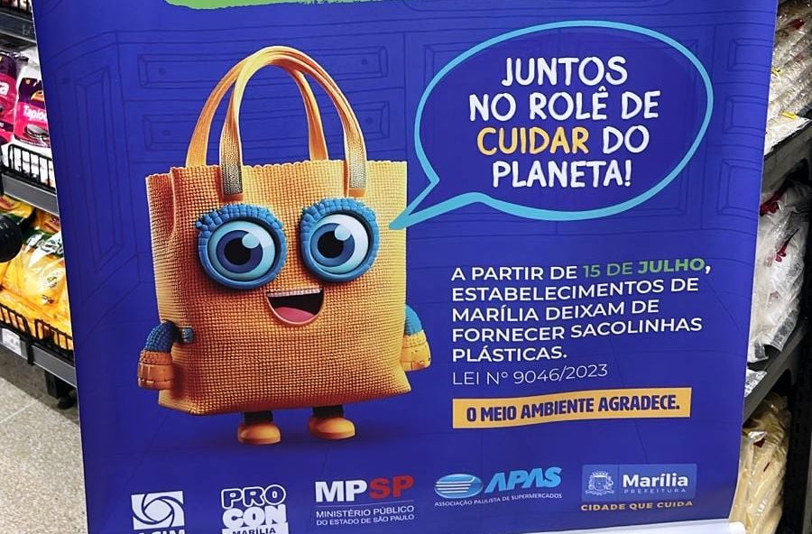 Lei para banir sacolas descartáveis entra em vigor nesta terça