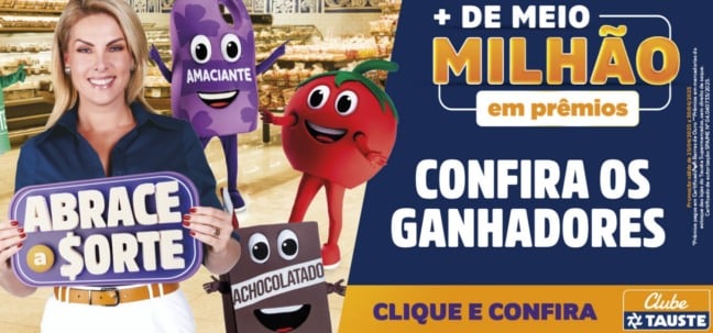 Tauste divulga ganhadores da Promoção Abre a Sorte 2025