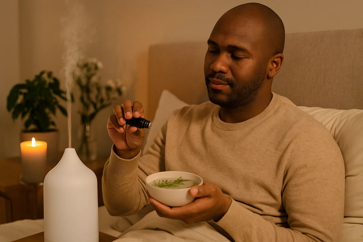 5 formas de deixar o quarto com cheiro de spa relaxante