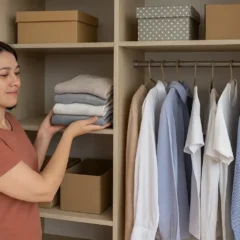 6 formas de organizar o guarda-roupa sem gastar nada