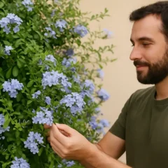 Bela-emília (Plumbago auriculata) 5 dicas para ter flores mais bonitas