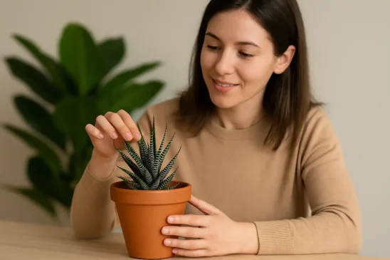 Cacto zebra firme e listrado com estes 3 cuidados-chave