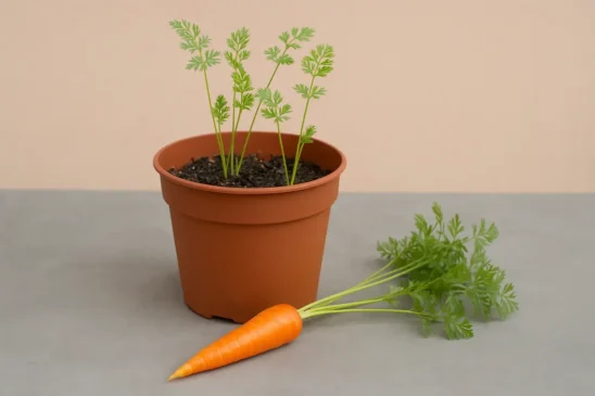 Cenoura em vaso como ter raízes perfeitas sem quintal