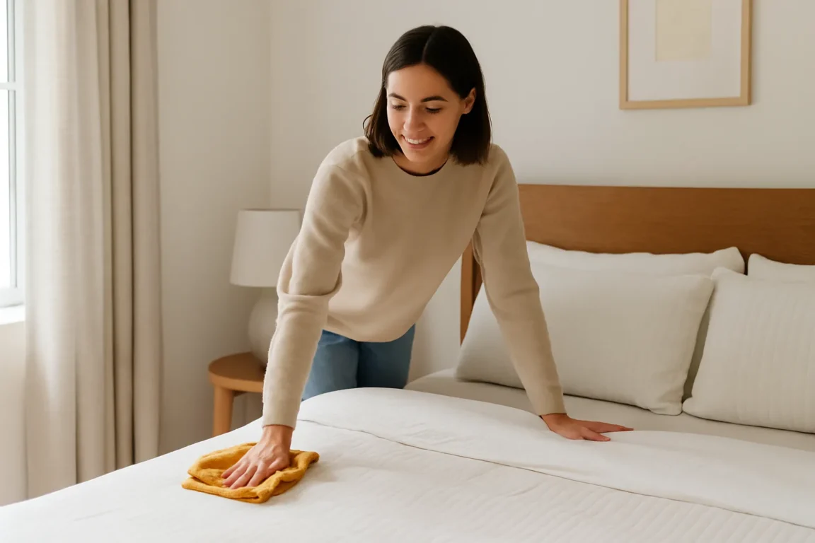 Como deixar o quarto mais aconchegante com limpeza simples