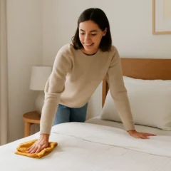 Como deixar o quarto mais aconchegante com limpeza simples