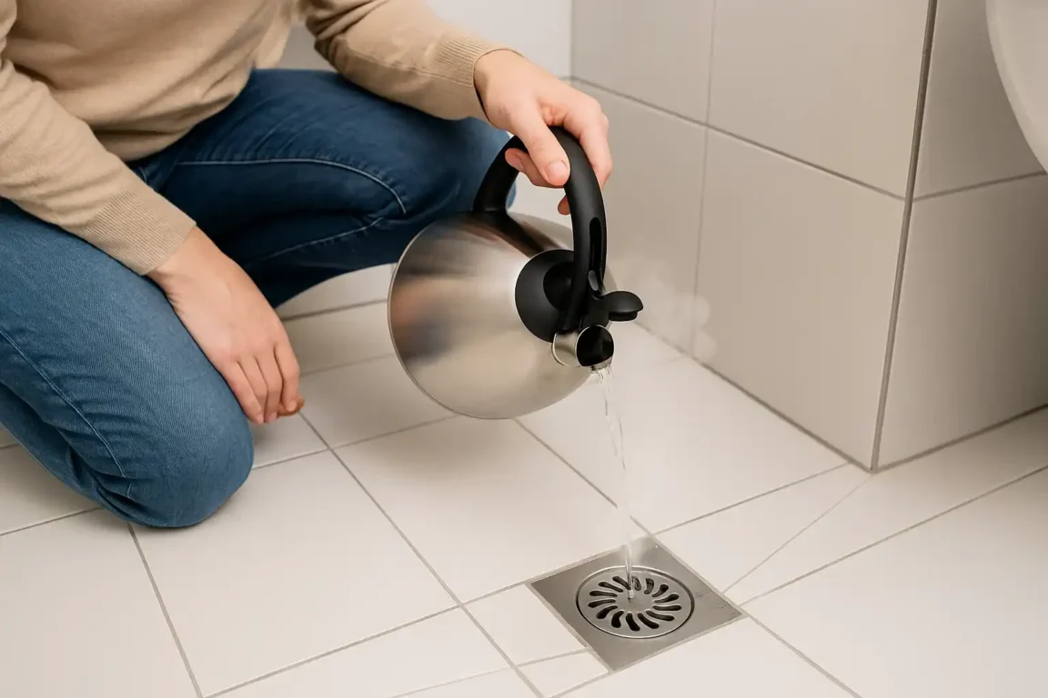 Como eliminar cheiro de esgoto do ralo com bicarbonato