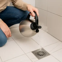 Como eliminar cheiro de esgoto do ralo com bicarbonato
