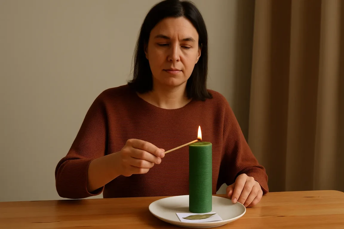 Como fazer a simpatia com folha de louro e vela verde para estabilidade nas finanças