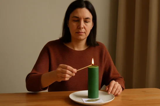 Como fazer a simpatia com folha de louro e vela verde para estabilidade nas finanças