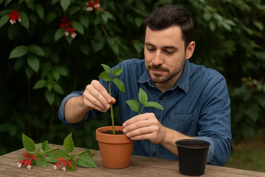 Como fazer mudas de clerodendro com galhos cortados
