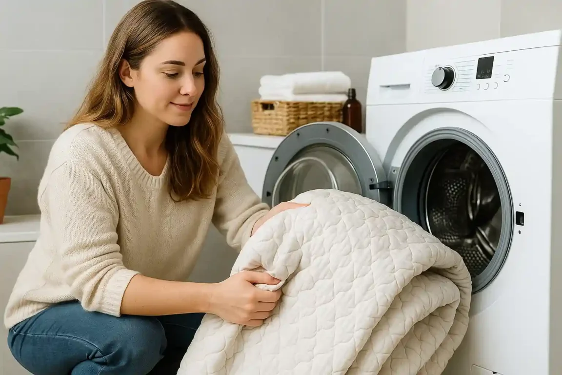 Como higienizar colchas e mantas grossas em casa