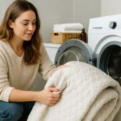 Como higienizar colchas e mantas grossas em casa