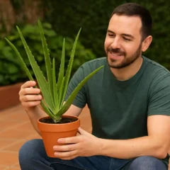 Como plantar babosa no vaso e usar o gel para pele e cabelo