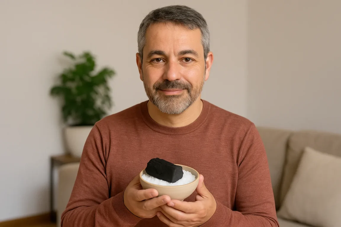 Essa simpatia com carvão e sal grosso purifica a energia