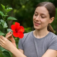 Hibisco para chá com 3 cuidados para florada abundante