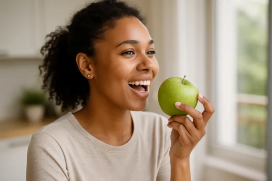 Maçã verde antes das refeições ajuda a reduzir ansiedade e fome
