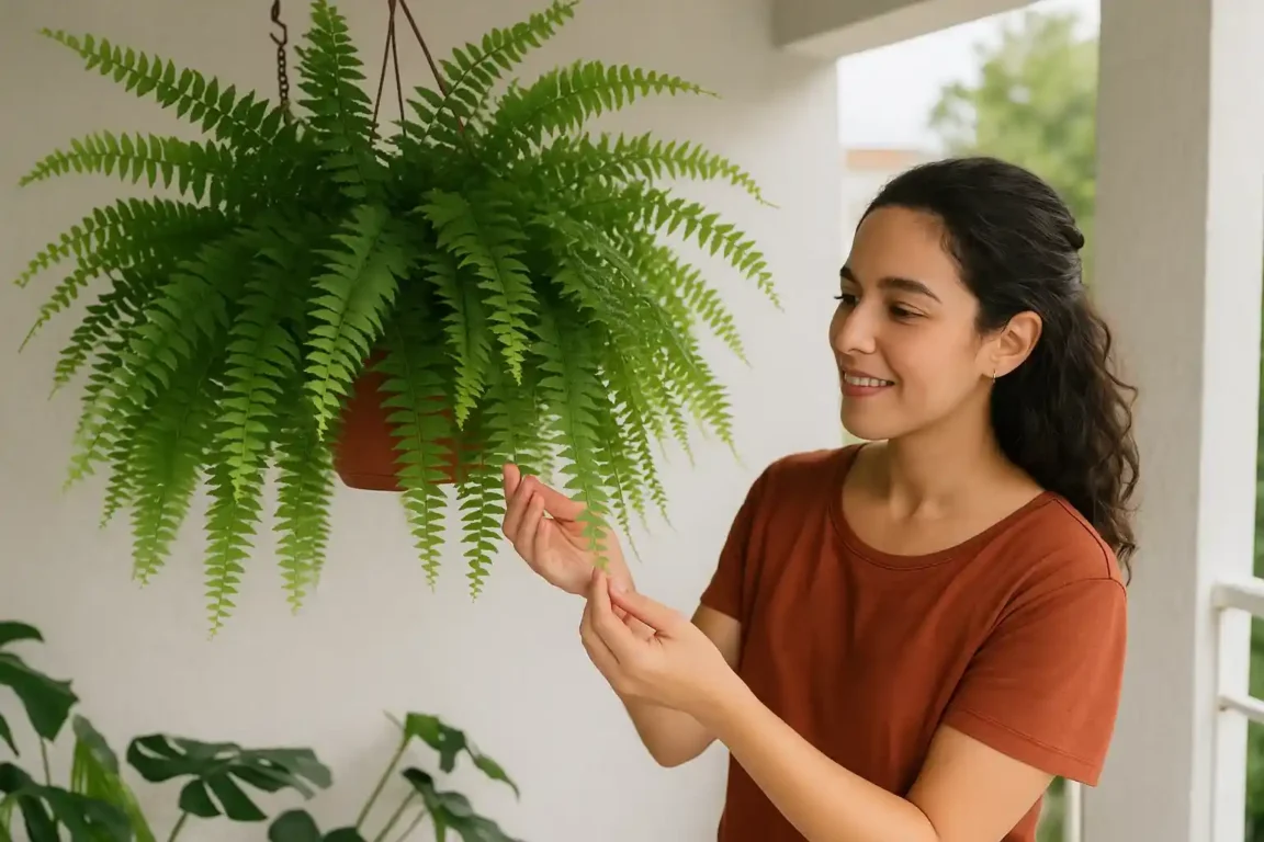 Samambaia americana como plantar e criar efeito cascata