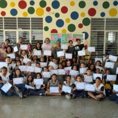 Alunos de Pompeia brilham em Torneio de Robótica na EMEF Carmelino