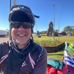 Ciclista de Marília entra na reta final de volta ao mundo