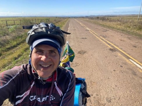 Ciclista de Marília terá ‘pedal de recepção’ na chegada de volta ao mundo