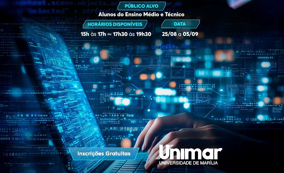 Unimar promove Bootcamp Jovem Programador para ensino médio e técnico