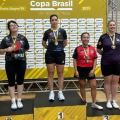 Atletas de Marília brilham na Copa Brasil de Tênis de Mesa no RS