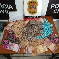 Dise flagra adolescente com 600 porções de maconha, crack e cocaína
