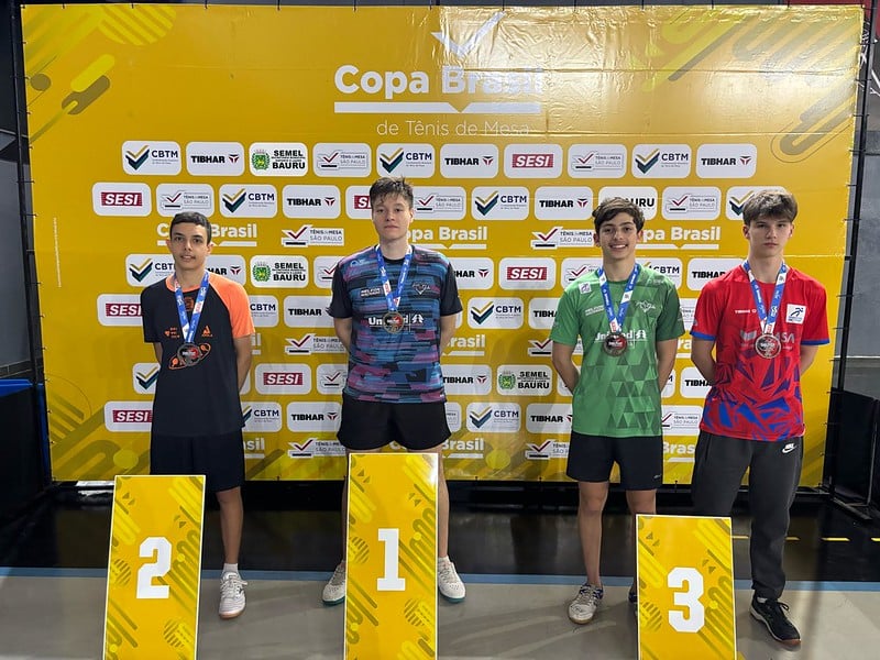 Tênis de Mesa de Marília vence etapa da Copa Brasil em Bauru