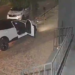 Vídeo mostra fuga de agressor após feminicídio; despedida tem balões