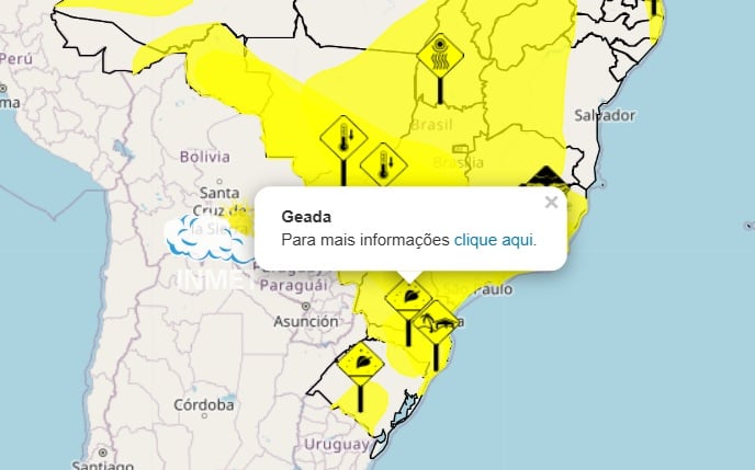 Inmet alerta risco de geada em Marília e frio de até 6º