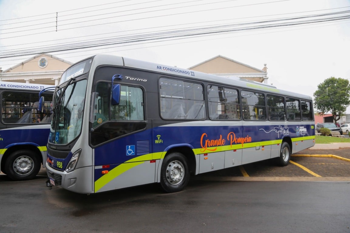 Novo serviço de transporte inicia operação em Pompeia Novo serviço de transporte inicia operação em Pompeia