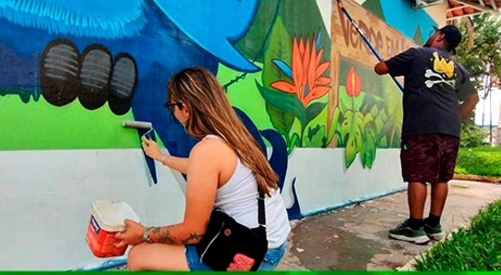 Bosque terá graffiti e educação ambiental  em interação com crianças