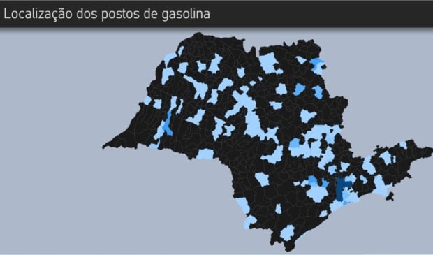 Mapa de bombas 'antifraude' do Ipem atrai 60 mil acessos com cidades e postos