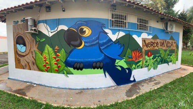 Bosque terá graffiti e educação ambiental em interação com crianças